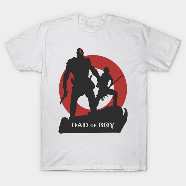 Dad Of Boy God Of War T-Shirt by Kutaitum